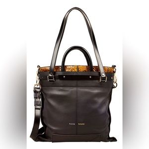 NWT PROENZA SCHOULER- Snake-Trimmed Tote Bag